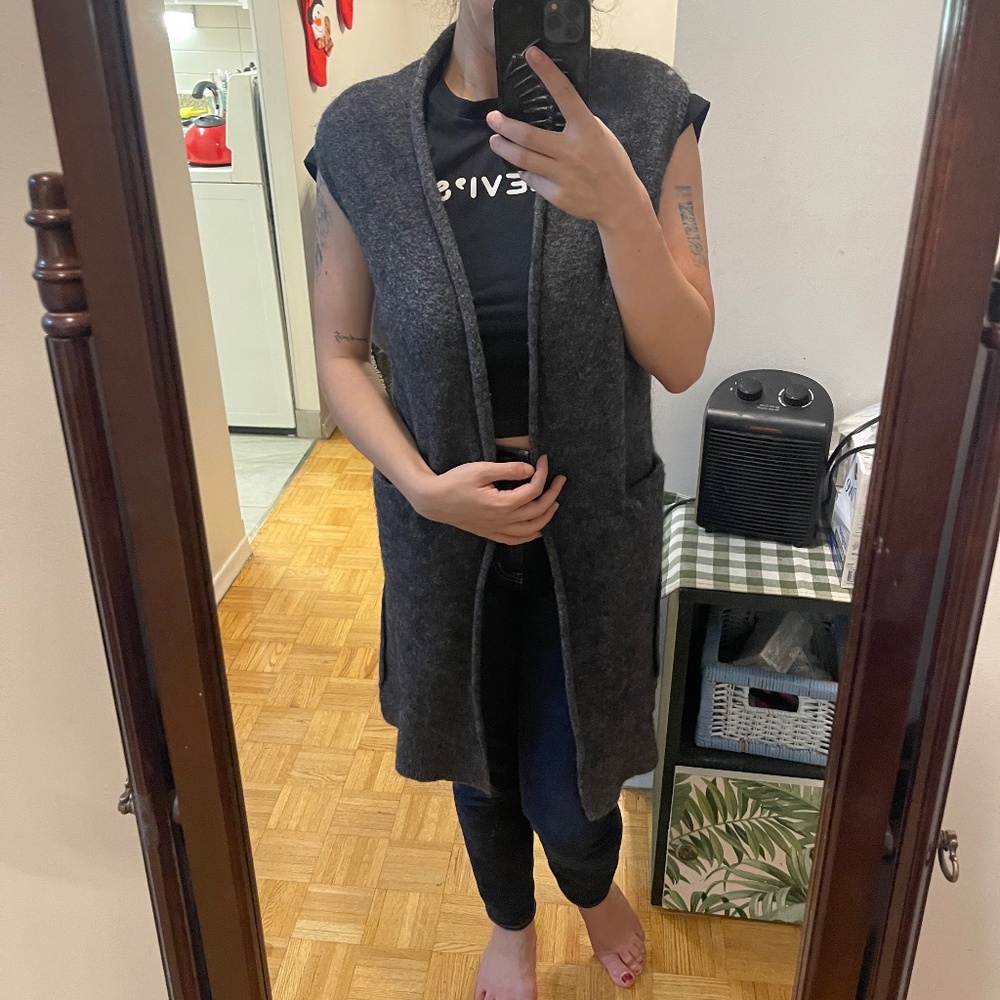Wilfred wool-blend sleeveless vest